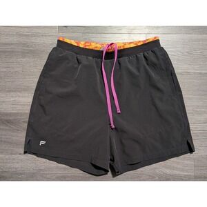Fabletics Men's Black Pink Escape The One Short Size 28x5 Inseam